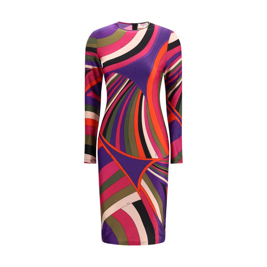 Emilio Pucci Multicolor Polyamide Casual Dress