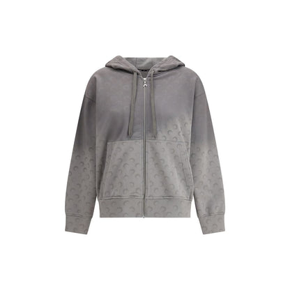 Marine Serre Gray Cotton Sweatshirt