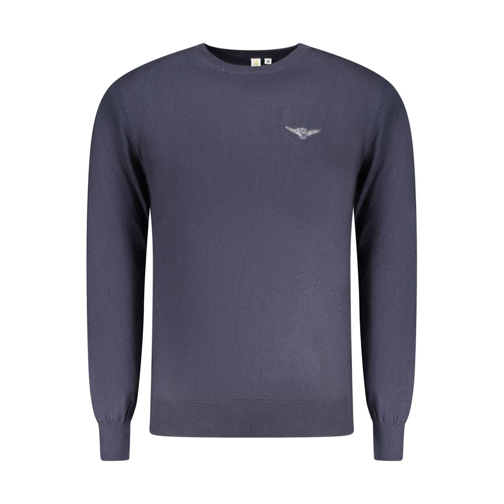 Accademia Militare Blue Cotton Men's Sweater