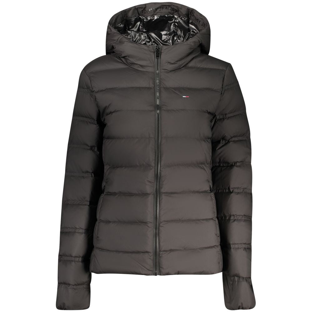 Tommy Hilfiger Black Recycled Polyester Women Jacket