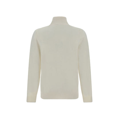 Brunello Cucinelli White Cashmere Cashmere Sweater
