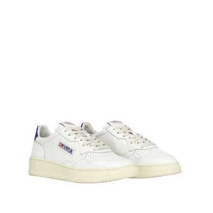 Autry White Leather Low Top Sneakers