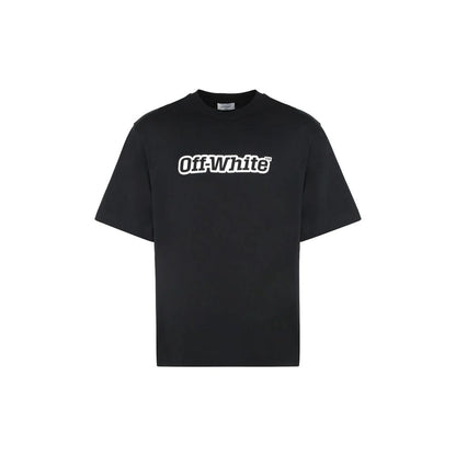 Off-White Black Cotton T-Shirt