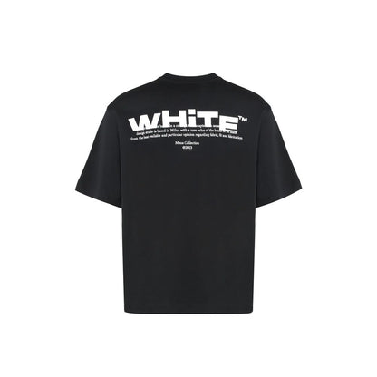 Off-White Black Cotton T-Shirt
