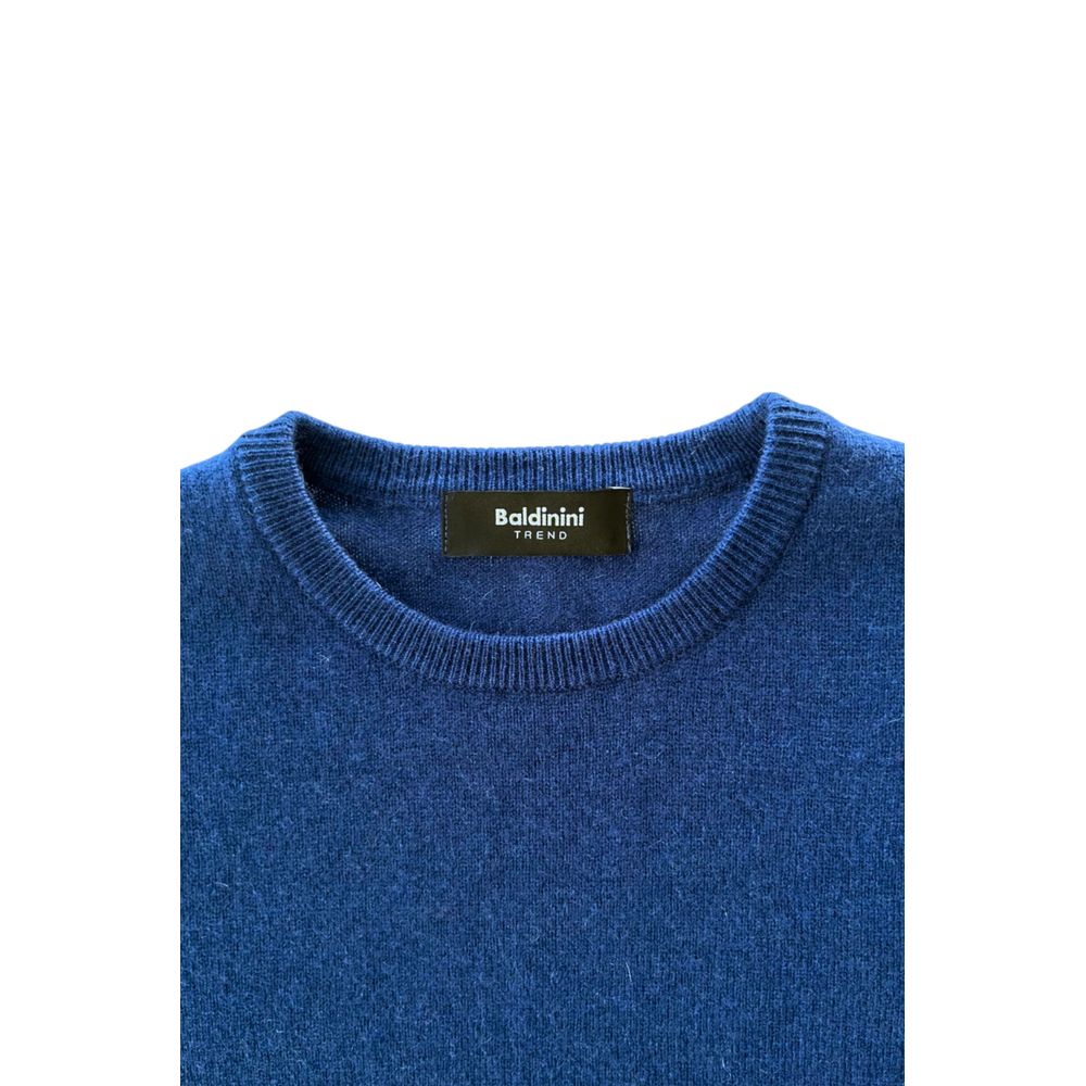 Baldinini Trend Blue Cashmere Sweater