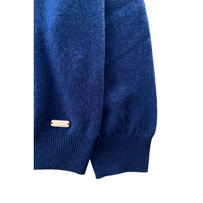 Baldinini Trend Blue Cashmere Sweater
