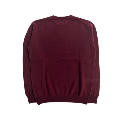 Baldinini Trend Red Cashmere Sweater