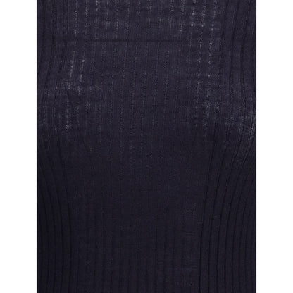 Cruna Blue Wool Sweatshirt