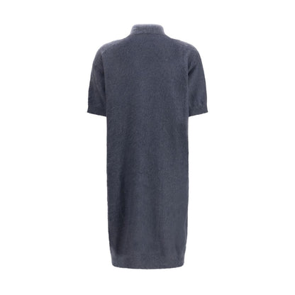 Brunello Cucinelli Blue Mohair Casual Dress