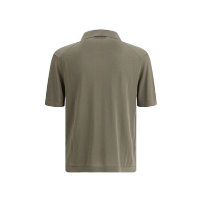 Cruna Green Cotton Polo Shirt