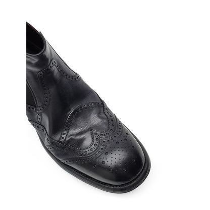 Dolce & Gabbana Black Leather Chelsea Boots