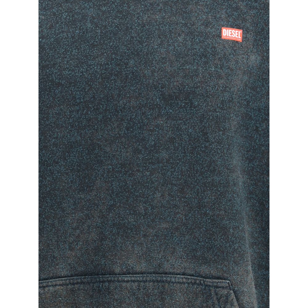 Diesel Black Polyester Sweatshirt