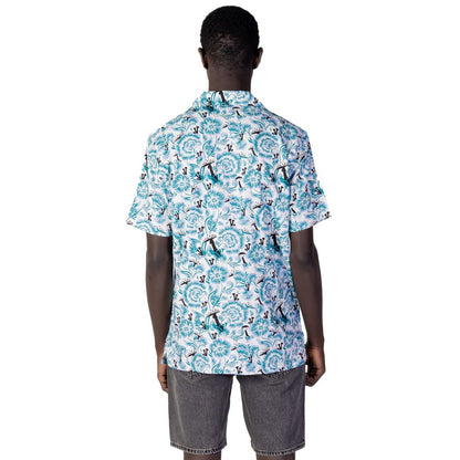 Dickies Blue Cotton Shortsleeve Shirt