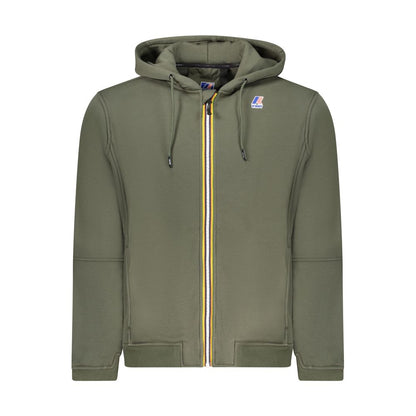K-WAY Green Cotton Men Sweater