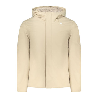 K-WAY Beige Polyester Men Jacket