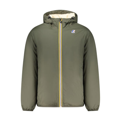 K-WAY Green Polyamide Men Jacket
