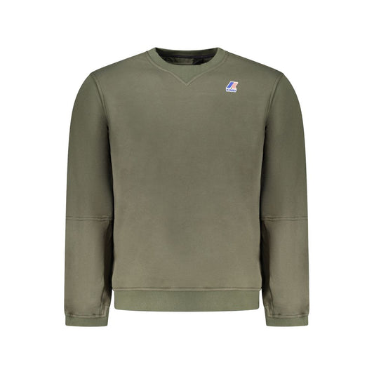 K-WAY Green Cotton Men Sweater