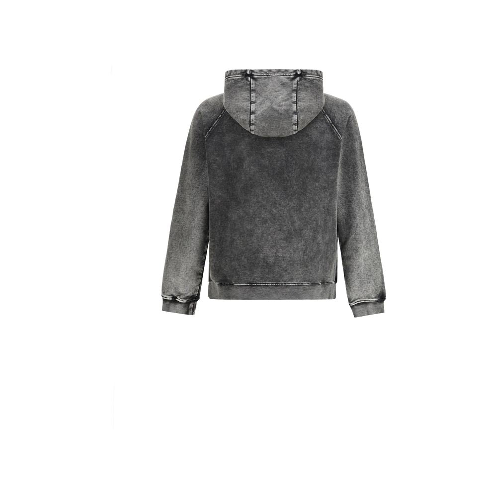 Diesel Gray Fabric Sweatshirt