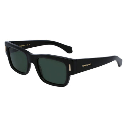 Ferragamo Black Acetate Sunglasses