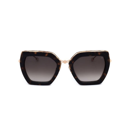 Philipp Plein Gold Metal Sunglasses