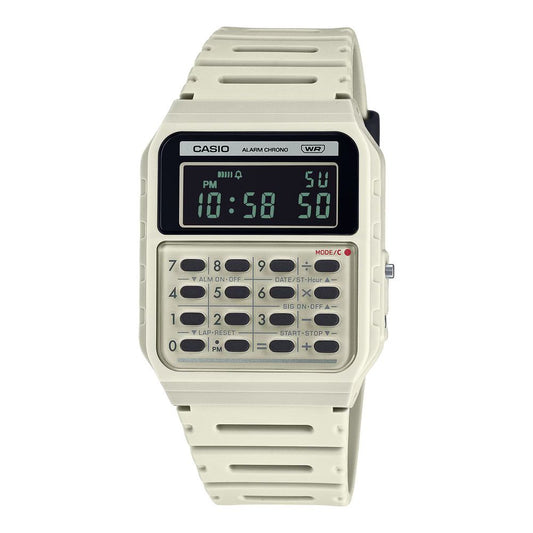 Casio Beige Resin Digital Watch