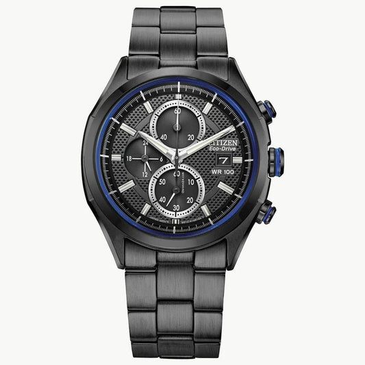 Citizen Black Stainless Steel Sport Watch