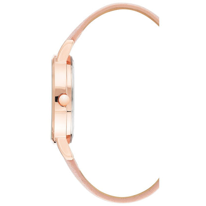 Nine West Multicolor Leather Dress Watch