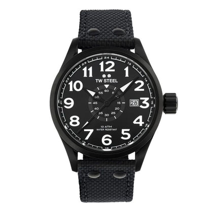 TW Steel Black Fabric Sport Watch