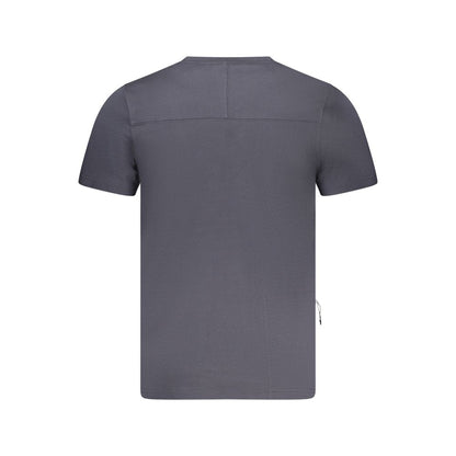 K-WAY Blue Cotton Men T-Shirt