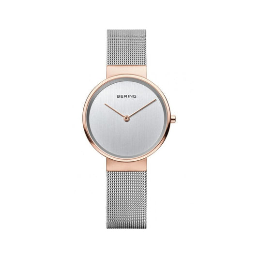 BERING Silver Stainless Steel Dress Watch