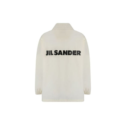 Jil Sander White Cotton Shell Jacket