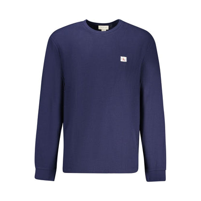Calvin Klein Blue Cotton Men Sweater