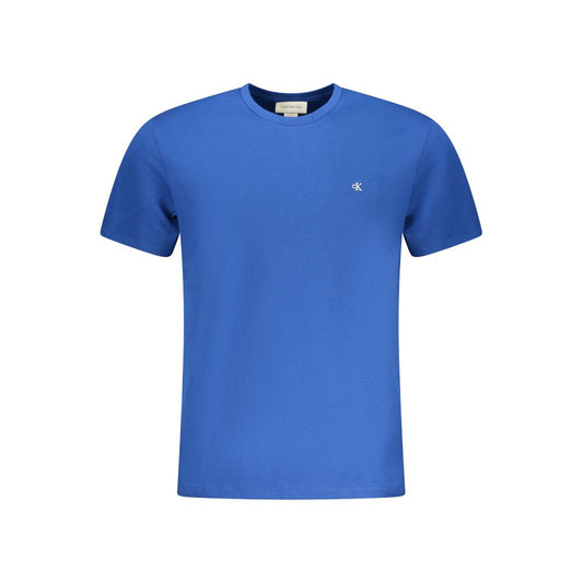 Calvin Klein Blue Cotton Men T-Shirt