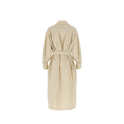 Max Mara Beige Cotton Coat