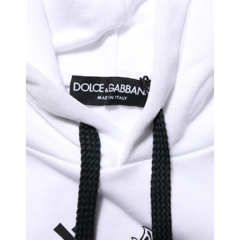 Dolce & Gabbana White Cotton Sweatshirt