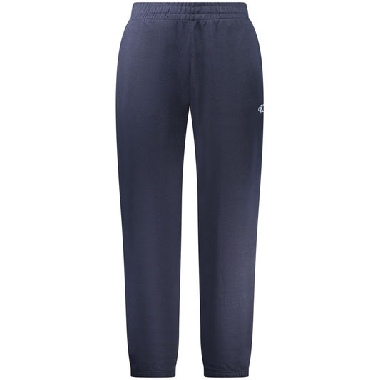 Calvin Klein Blue Cotton Pant
