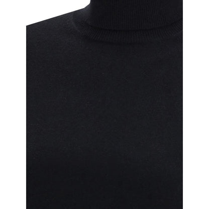 Max Mara Black Wool Turtleneck
