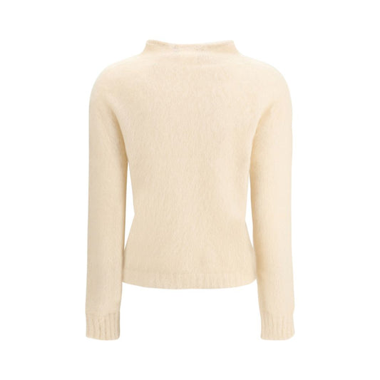 Max Mara Cream Polyamide Sweatshirt