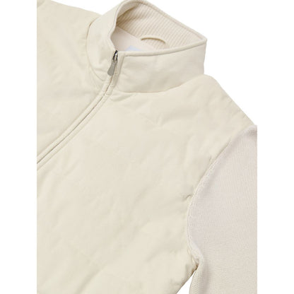 Gran Sasso White Wool Full-Length Jacket