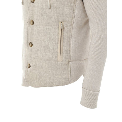 Gran Sasso Beige Wool Shell Jacket