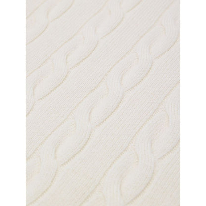 Gran Sasso White Cashmere Cashmere Sweater