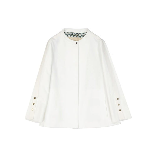 Herno White Cotton Coat