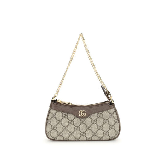 Gucci Beige Cotton Shoulder Bag