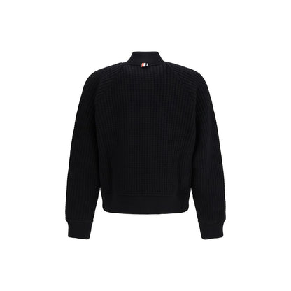 Thom Browne Black Wool Oves Aries Bomber