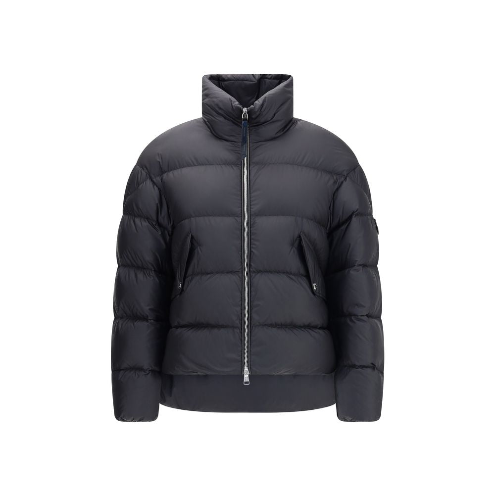 MONCLER x EDWARD ENNINFUL Black Polyamide Coat