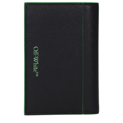 Off-White Black Leather Cardholder