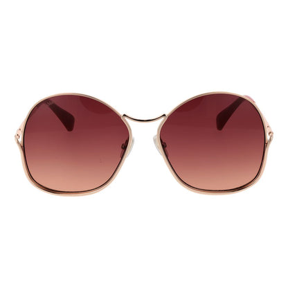Max Mara Rose Gold Metal Sunglasses