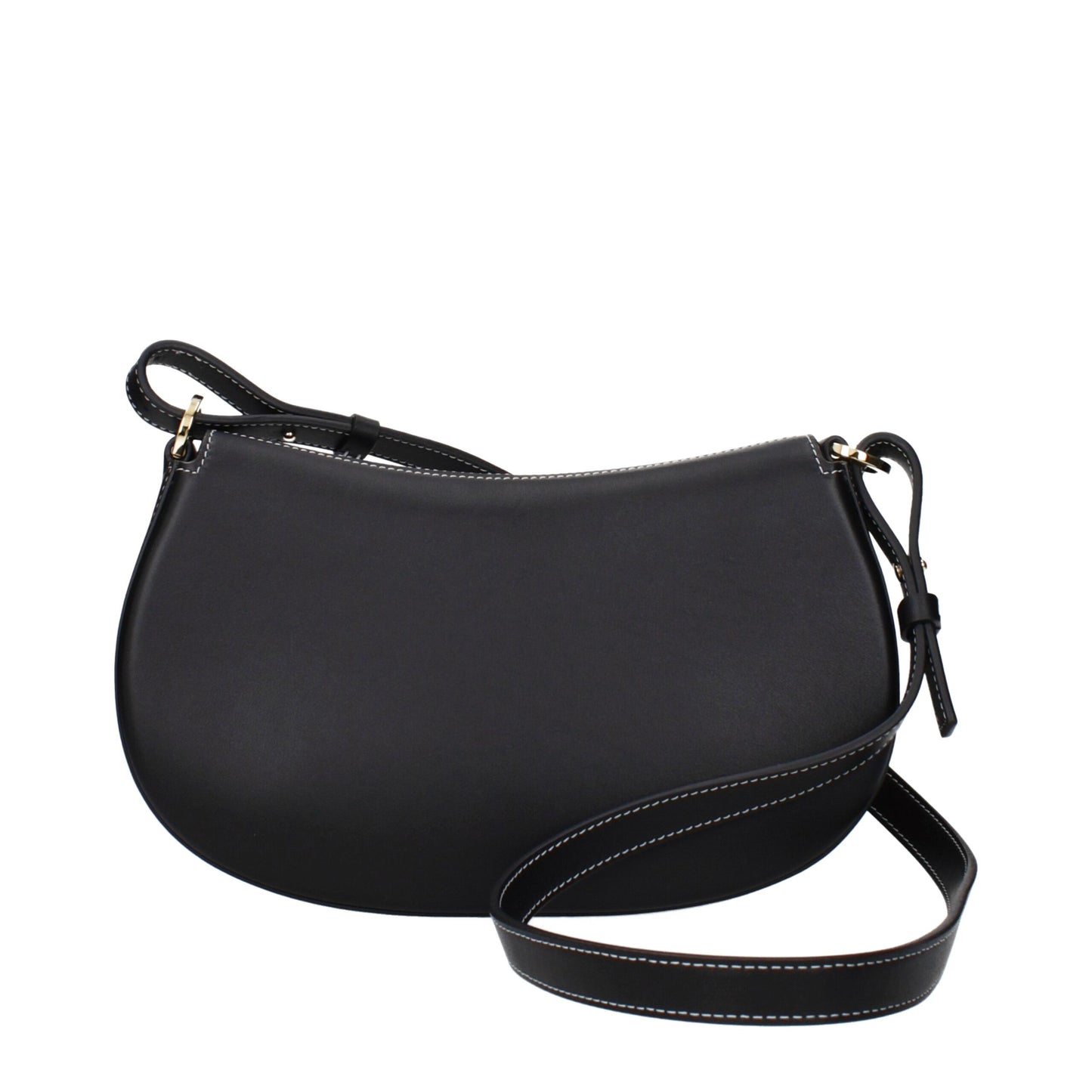 Valentino Garavani Black Leather Shoulder Bag