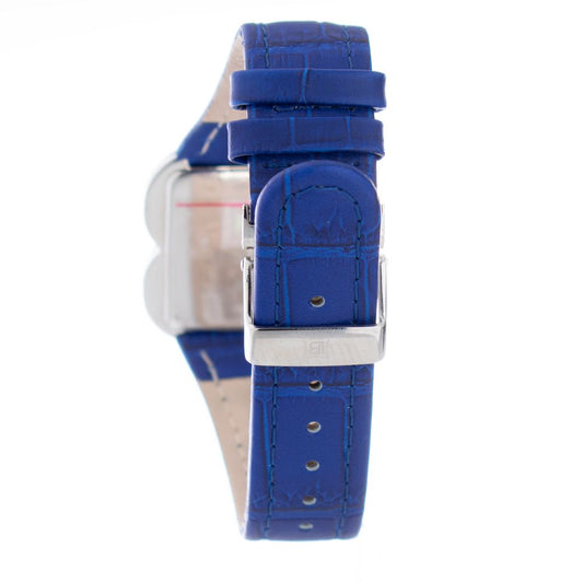 Laura Biagiotti Purple Leather Dress Watch