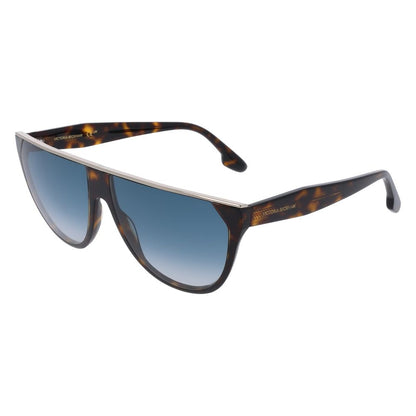 Victoria Beckham Brown Acetate Sunglasses